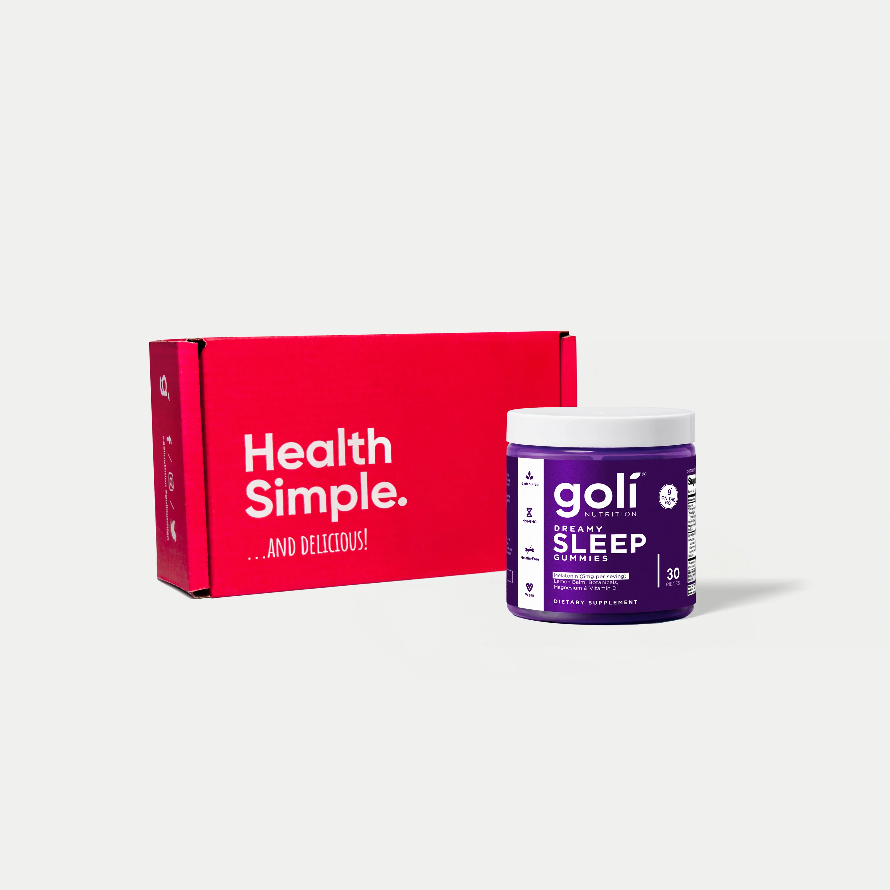 Goli Nutrition 30 count Sleep Gummies  |  Unit = Case of 24 (TF) - Image 2