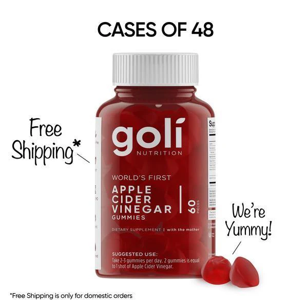 Goli Nutrition Apple Cider Vinegar Gummies | Unit = Case of 48 - Image 10
