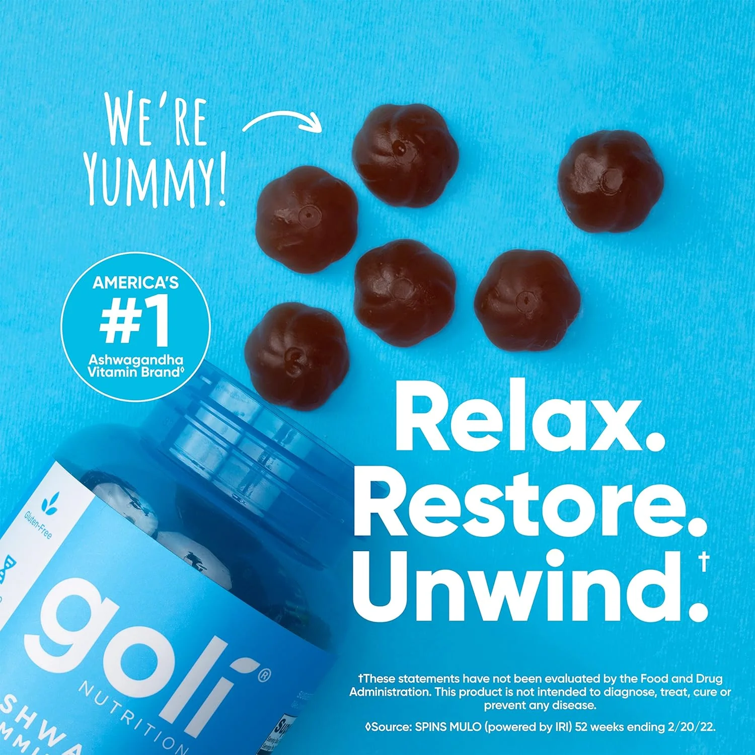 Goli Ashwagandha & Vitamin D Gummy - Mixed Berry, KSM-66, Vegan, Plant Based, Non-GMO, Gluten-Free & Gelatin Free. America's #1 Ashwagandha Brand - Image 7