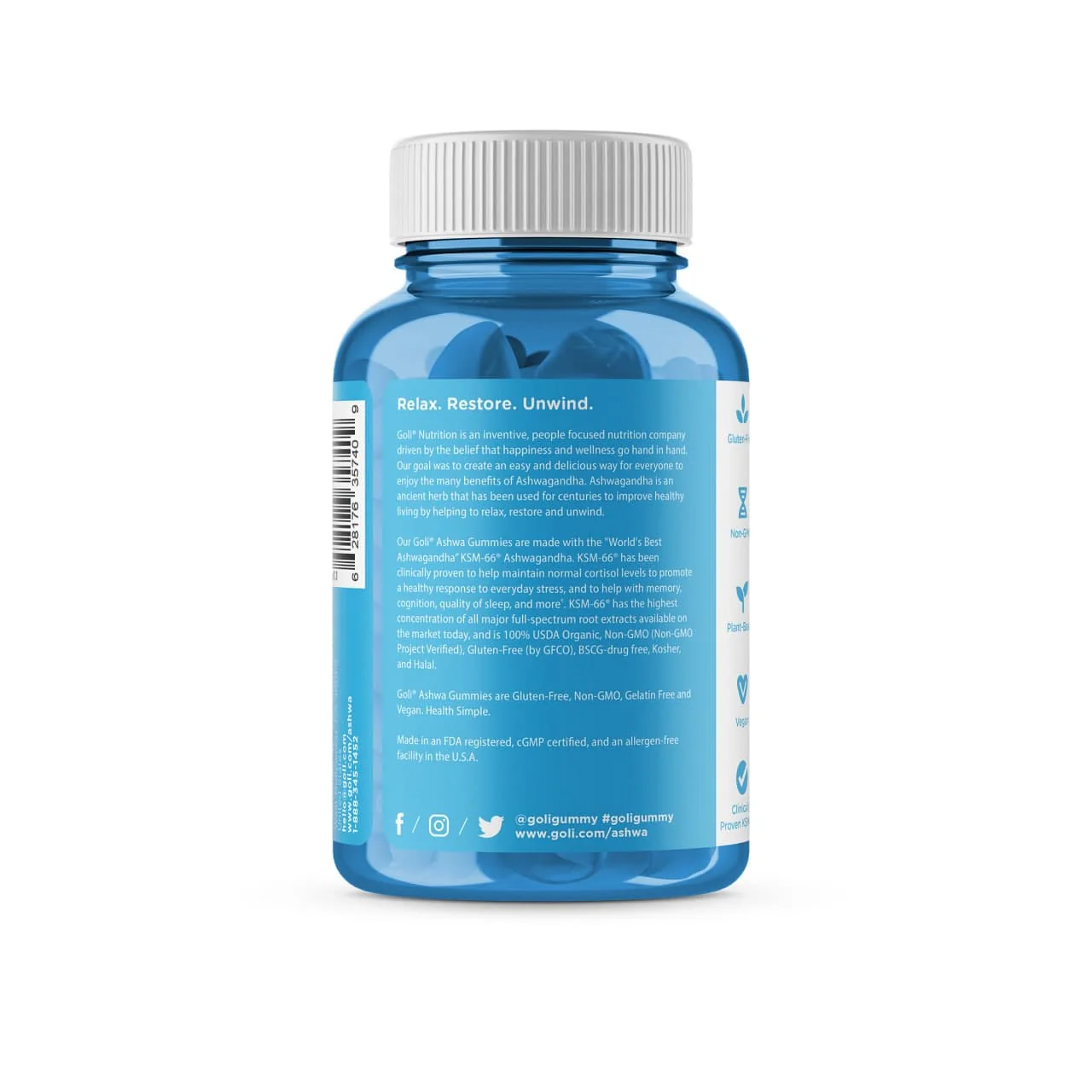 Goli Nutrition Ashwagandha Gummies | Unit = Case of 48 (TF) - Image 6