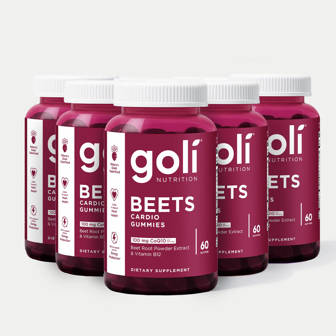 Goli Beets Cardio Gummy - Beet Root Extract & 100mg CoQ10, Gluten-Free, Vegan, Non-GMO, and Gelatin-Free. Nature's Great Superfood - Image 7