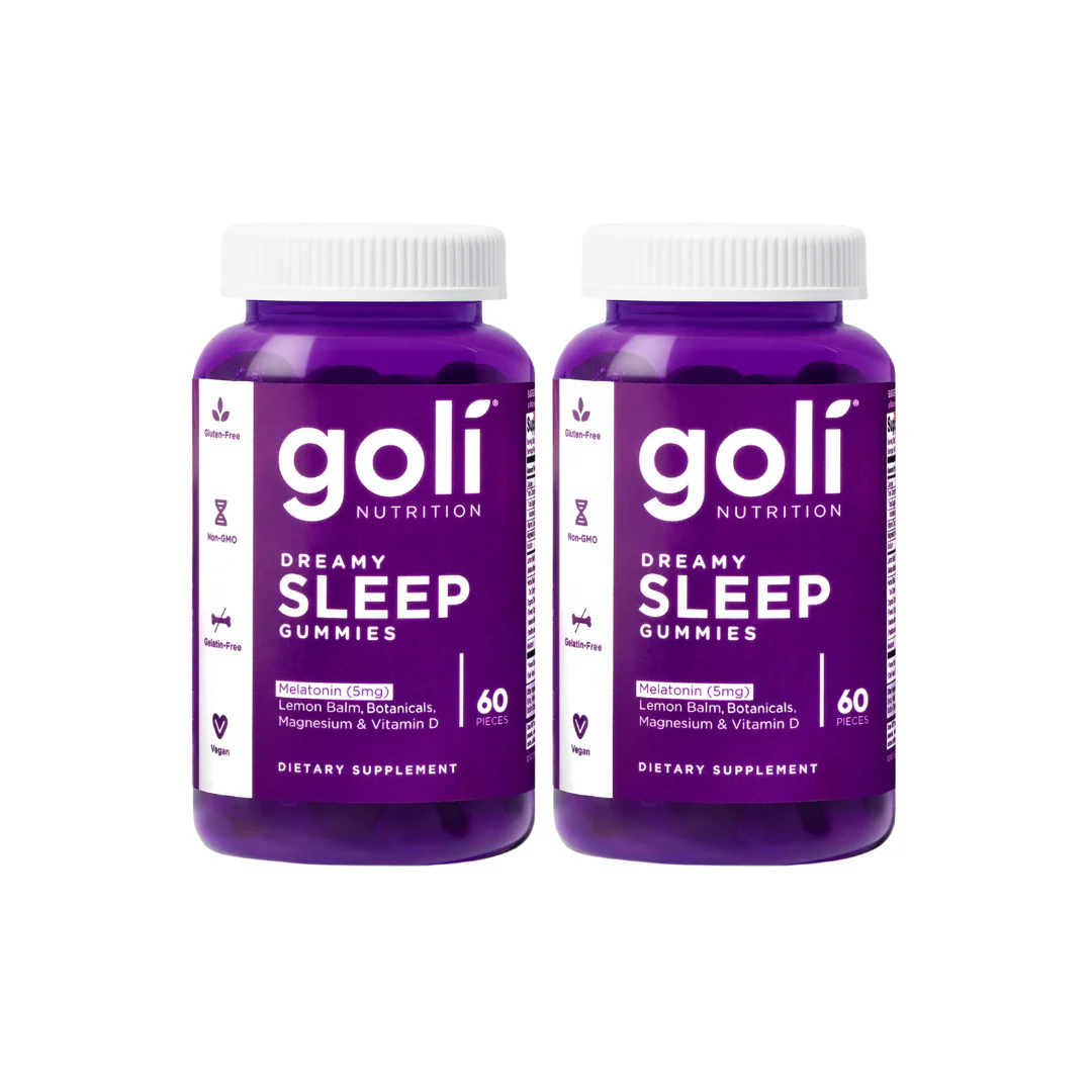 Goli Dreamy Sleep Gummy - Melatonin, Vitamin D, Magnesium, Lemon Balm Extract, Gelatin-Free, Gluten-Free, Vegan & Non-GMO - Image 10