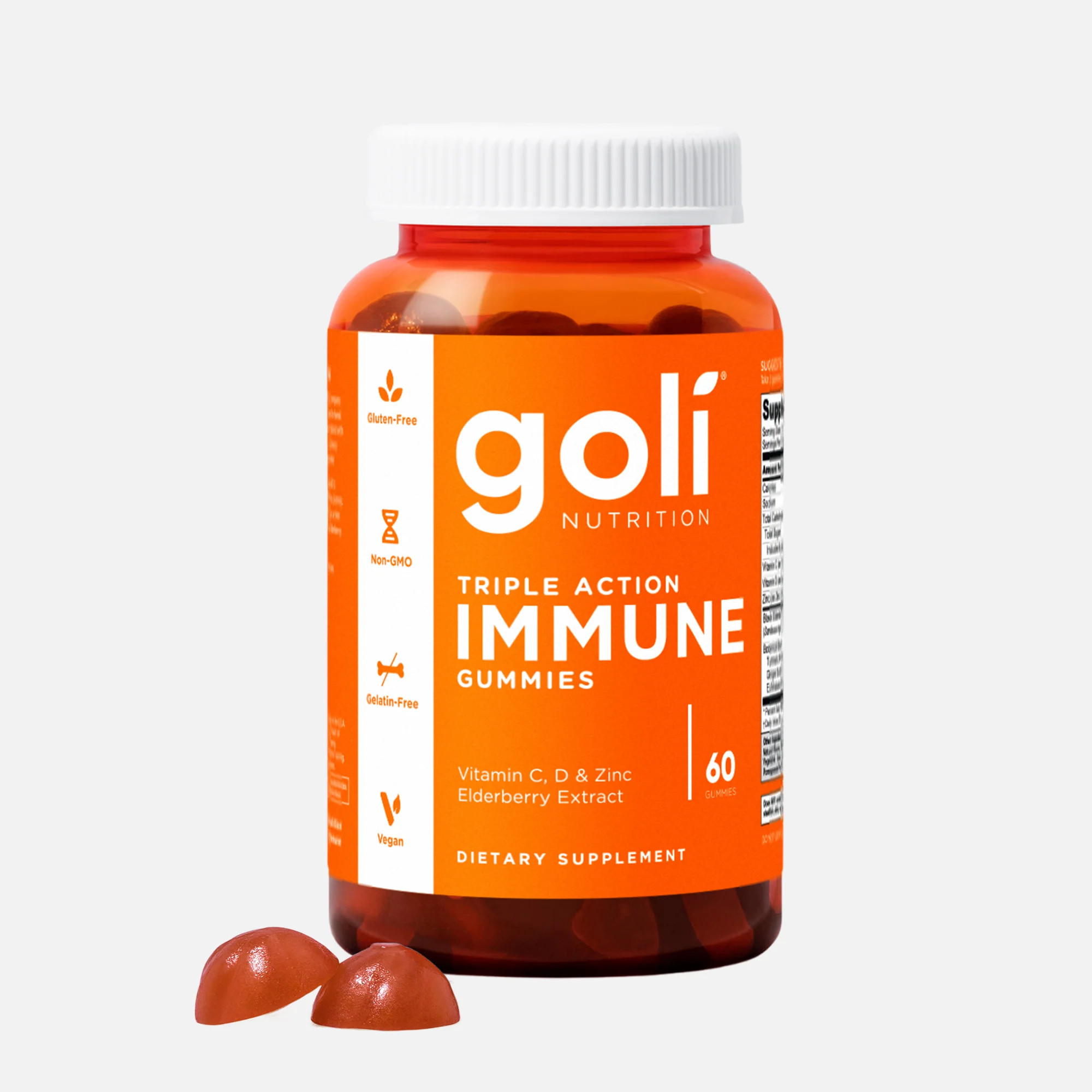Goli Nutrition Immune Gummies | Unit = Case of 24 (TF)