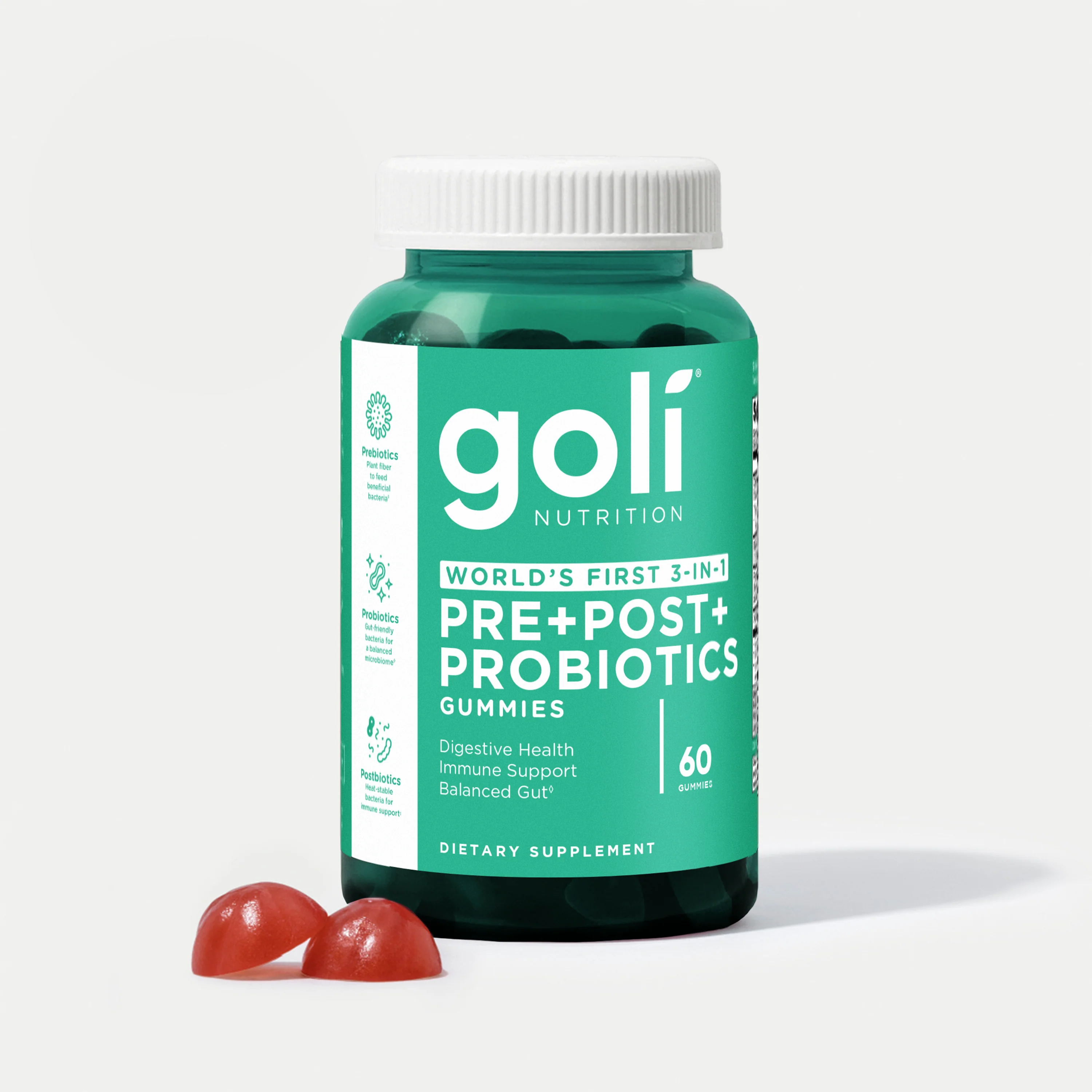 Goli Nutrition Probiotic+ Gummies | Unit = Case of 24 (TF) - Image 2