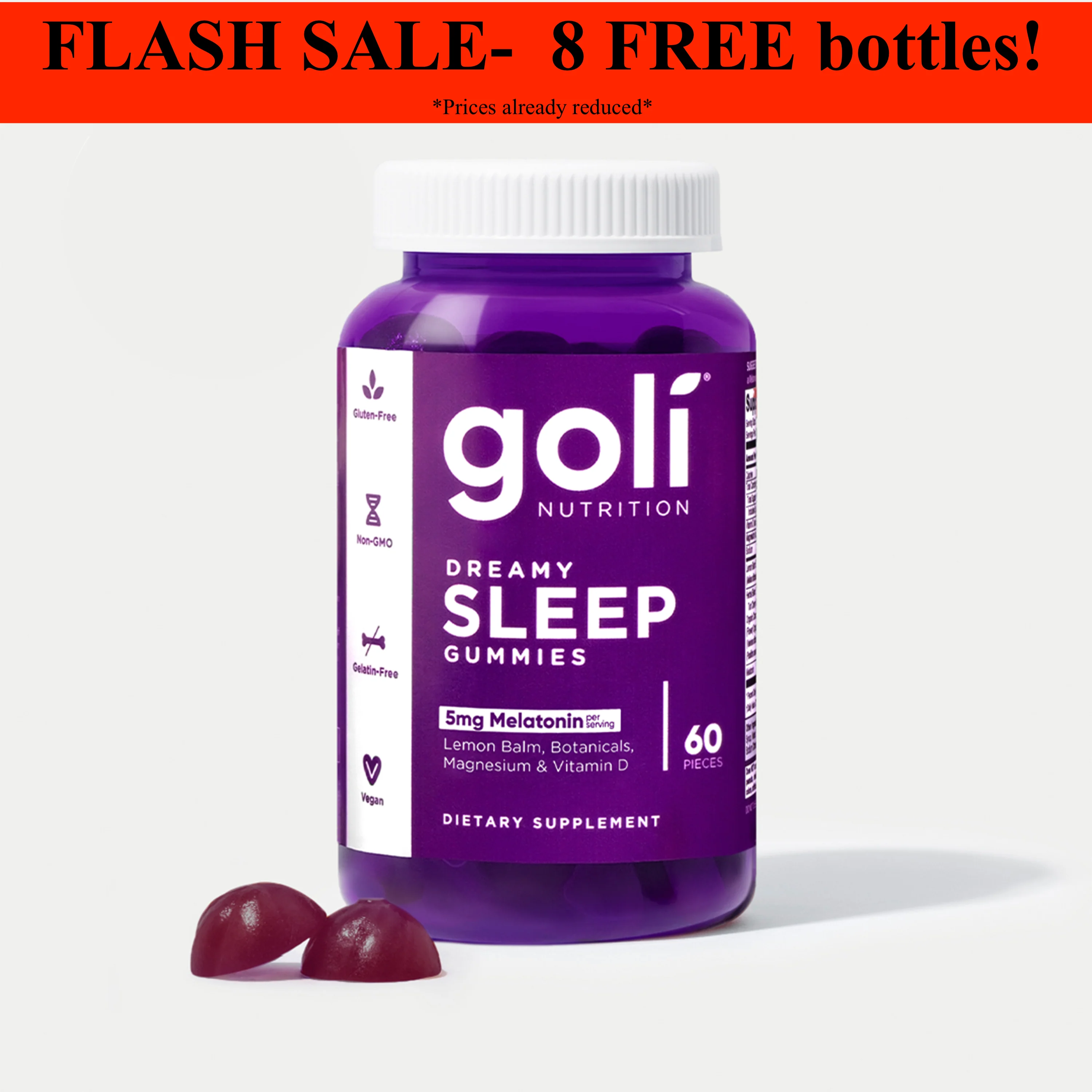 Goli Nutrition Sleep Gummies  |  Unit = Case of 48 - Image 3