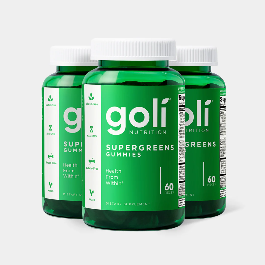Goli SuperGreen Vitamin Gummy - Essential Vitamins and Minerals - Plant-Based, Vegan, Gluten-Free & Gelatin Free - Image 8