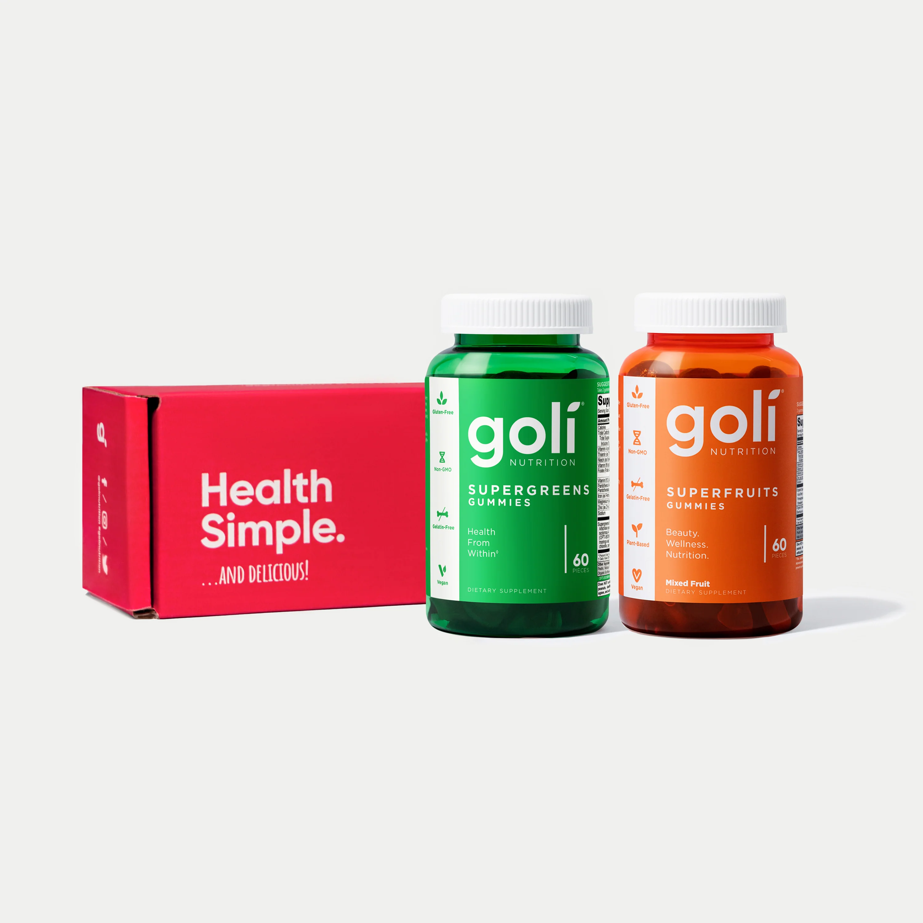 Recommended: Goli® Super 2-Pack: 1 Superfruits & 1 Supergreens